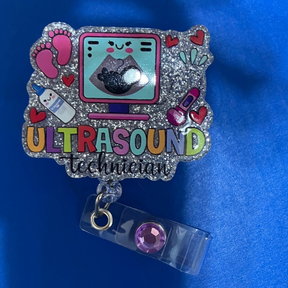Ultrasound Technician Badge Reel